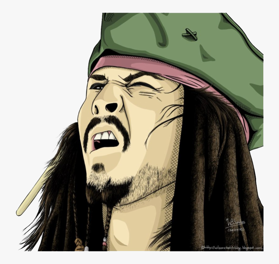 Easy Jack Sparrow Drawings, Transparent Clipart