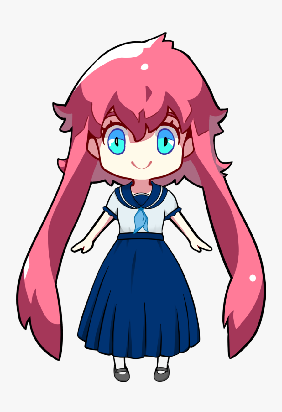 Medi-chan In Summer School Uniform - Medi Chan, Transparent Clipart