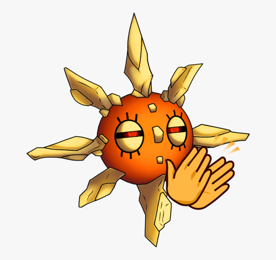 Sun With Face Clap, Transparent Clipart
