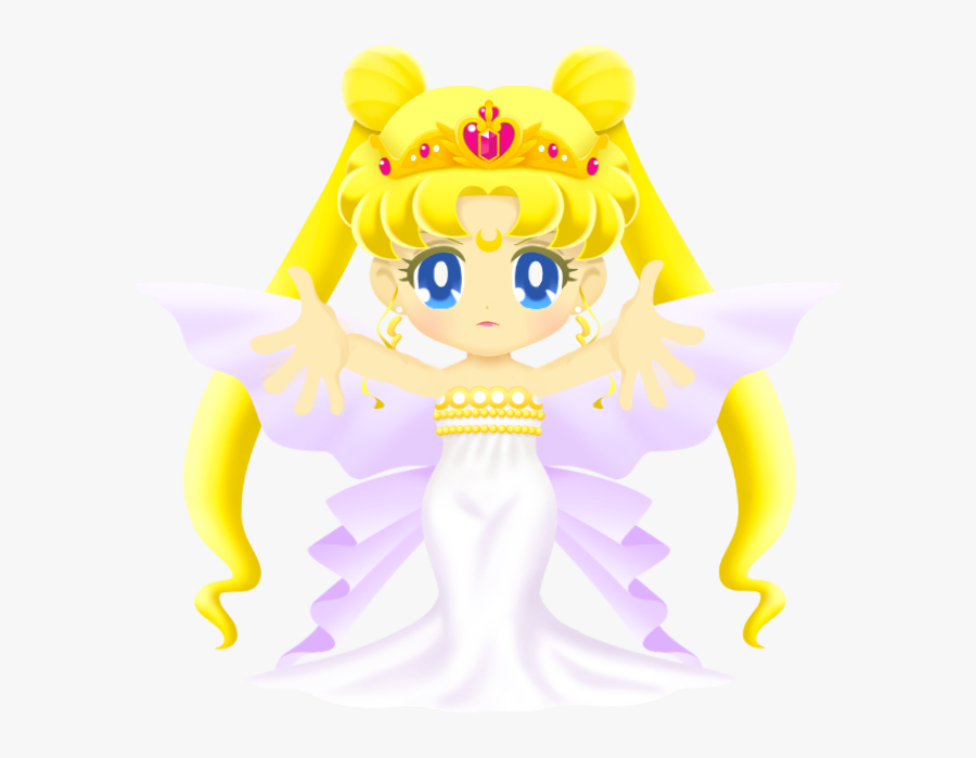 Sailor Moon Png - Chibi Neo Queen Serenity, Transparent Clipart