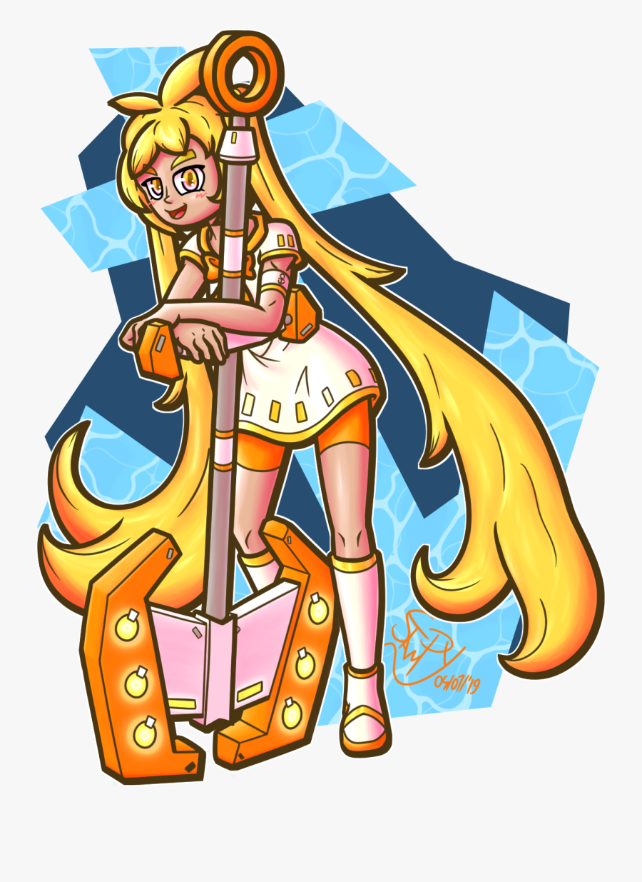 Casual Convo With A Megaton Hammer-wielding Sailor"s - Cartoon, Transparent Clipart