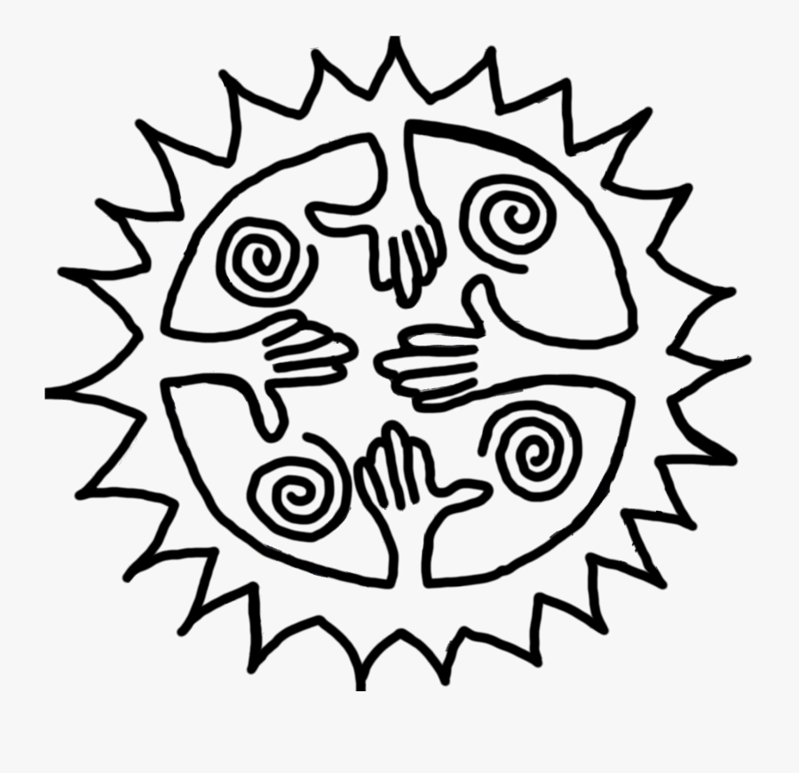 Sunflower Clip Art Black And White, Transparent Clipart