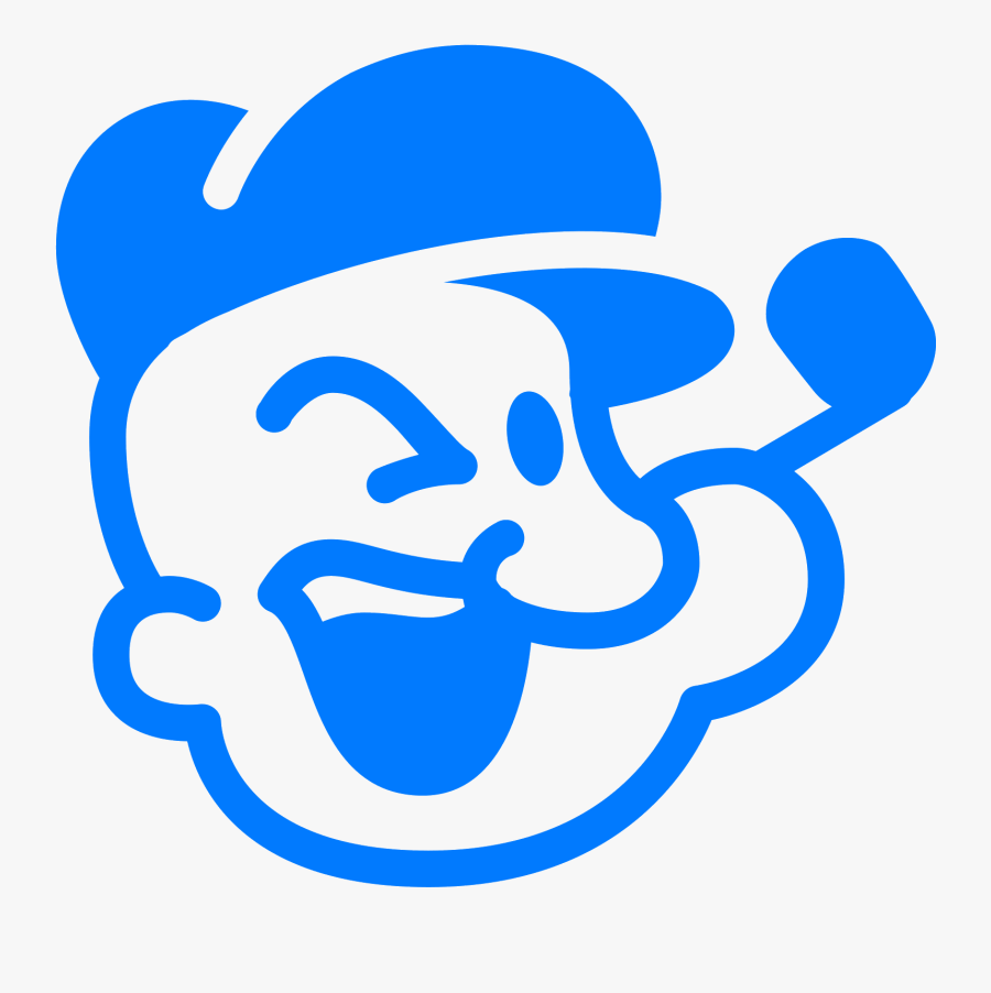 Popeye Icon, Transparent Clipart