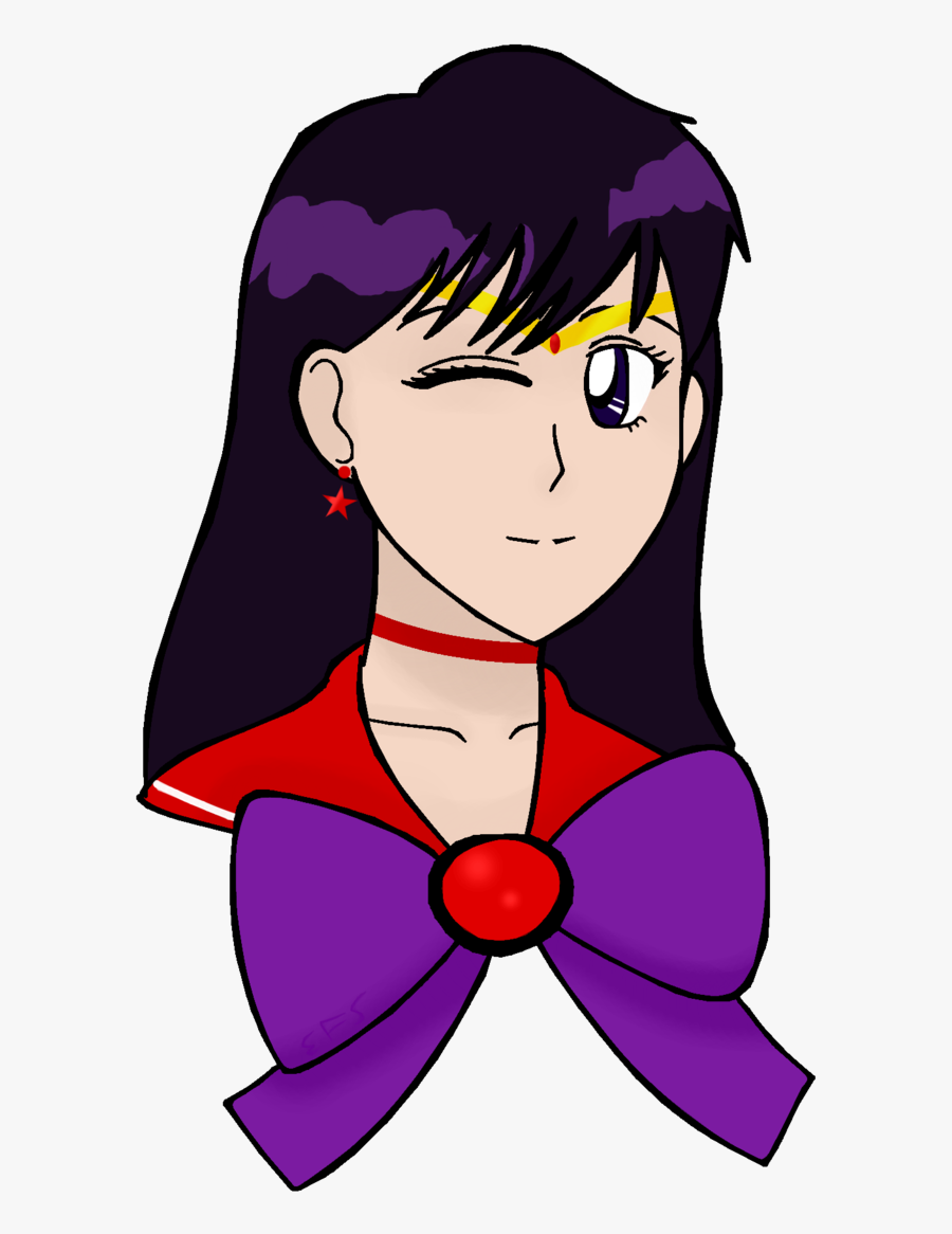 Just A Quick Drawing Of Sailor Mars For My Friend - Cartoon, Transparent Clipart