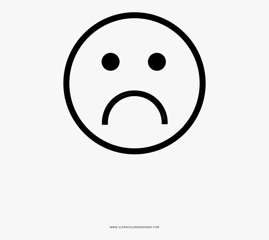 Sad Face For Coloring , Free Transparent Clipart ClipartKey