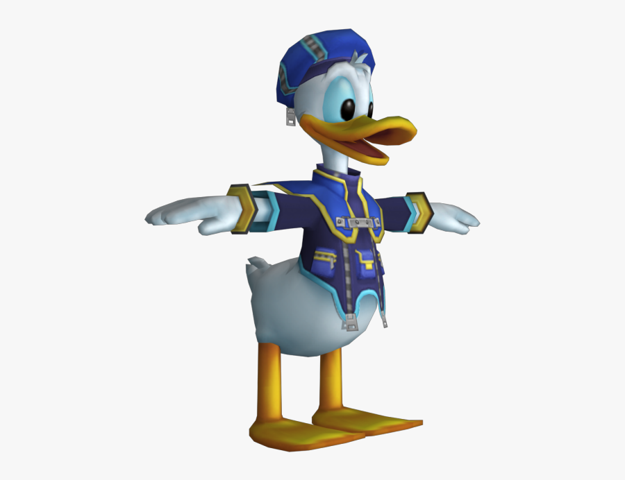 Donald Duck Kingdom Hearts Model, Transparent Clipart