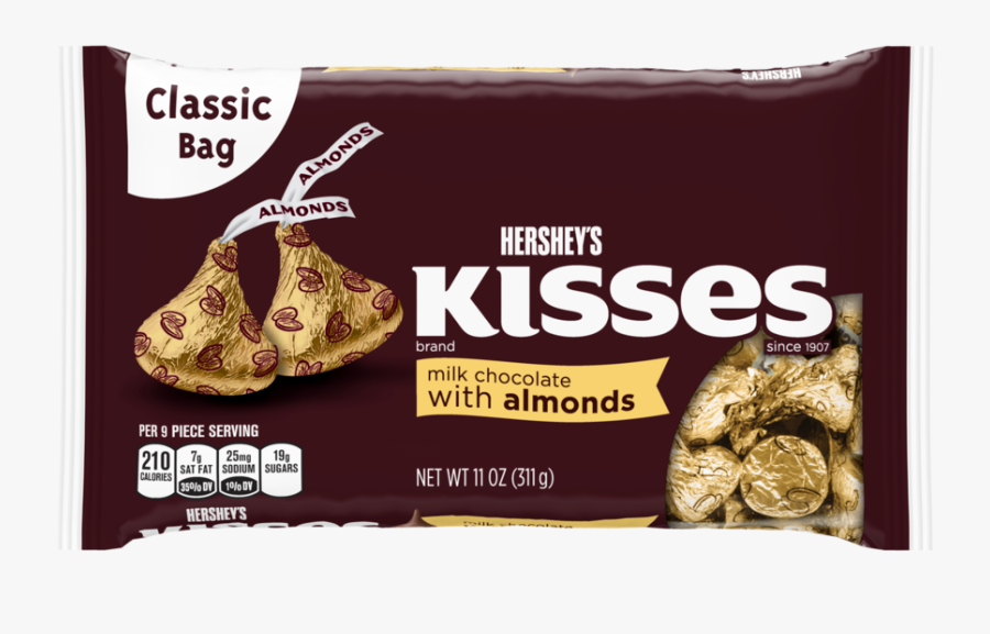 Hershey Kisses Png - Hershey Kisses Almond, Transparent Clipart