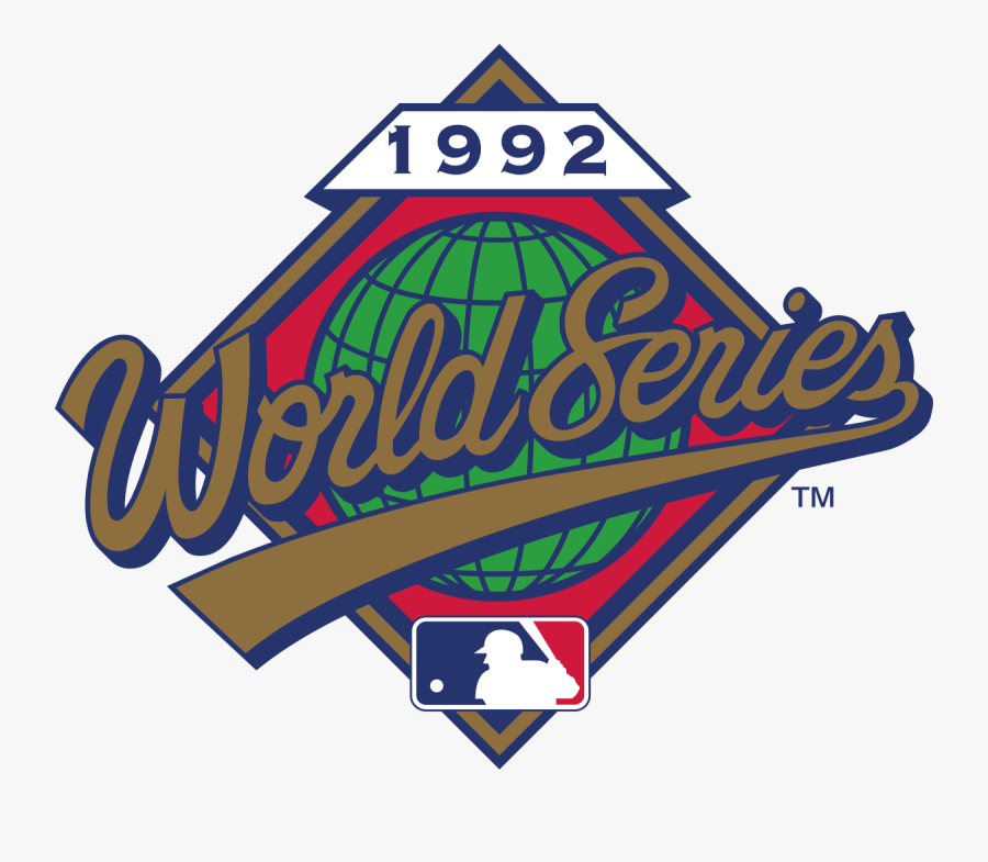 1992 World Series - Baseball World Series Logo, Transparent Clipart