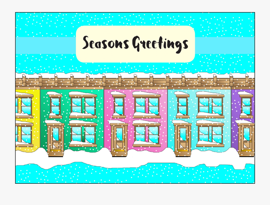 Christmas Holiday Card, Transparent Clipart