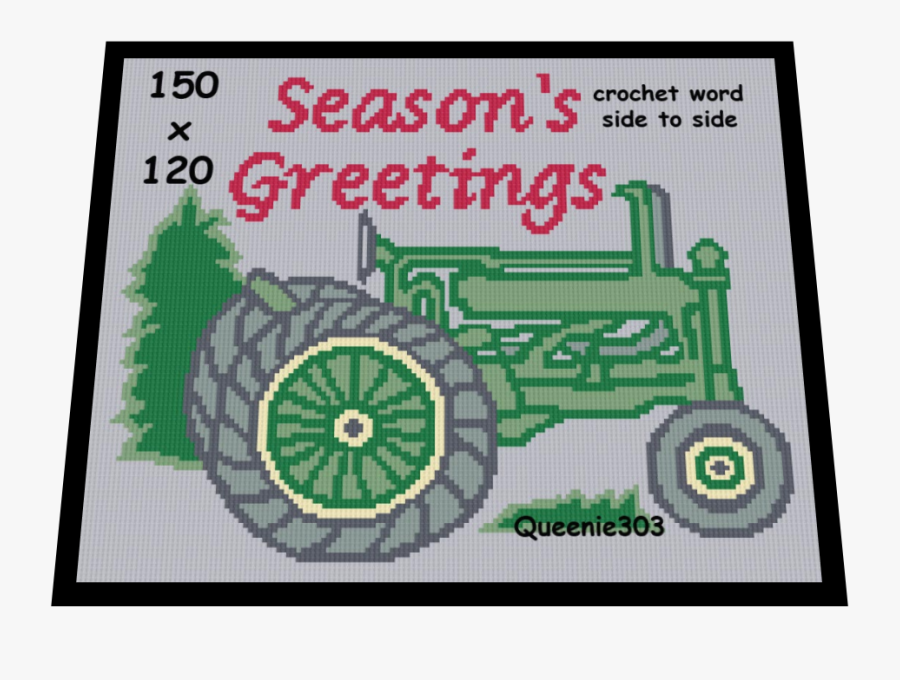 Season"s Greetings Tractor - Amy Butler, Transparent Clipart