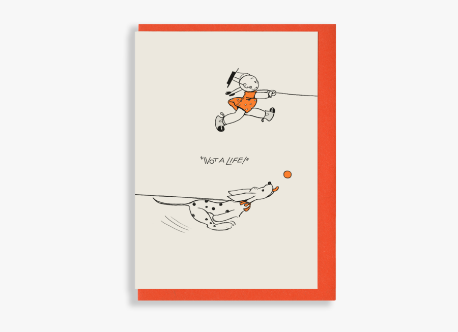 Mabel Lucie Attwell Wot A Life Greetings Card - Cartoon, Transparent Clipart