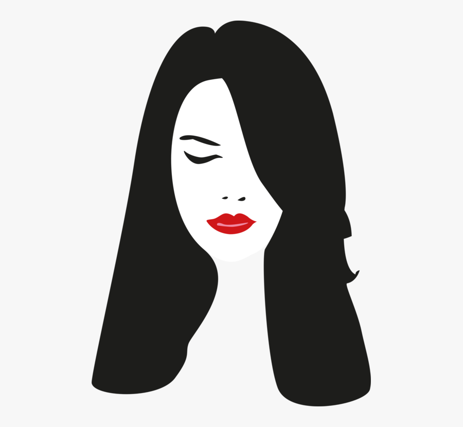 Face, Woman, Thinking, Portrait, Human, Lips, Head - Silhouette Of Female Portrait, Transparent Clipart