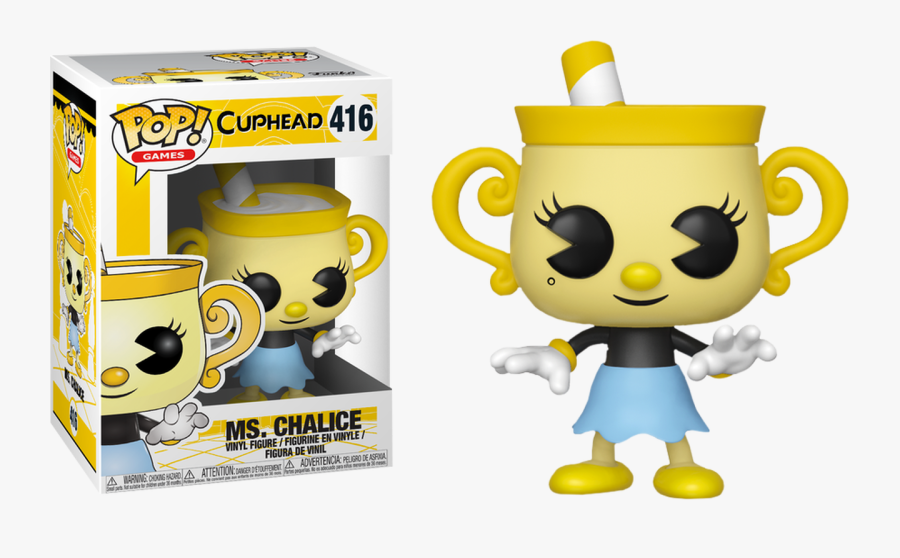 Chalice Pop Vinyl Figure - Funko Pop Cuphead Ms Chalice 416, Transparent Clipart