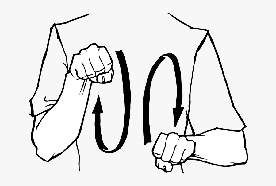 American Sign Language For Bike, Transparent Clipart