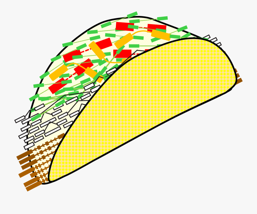 Taco Icon, Transparent Clipart