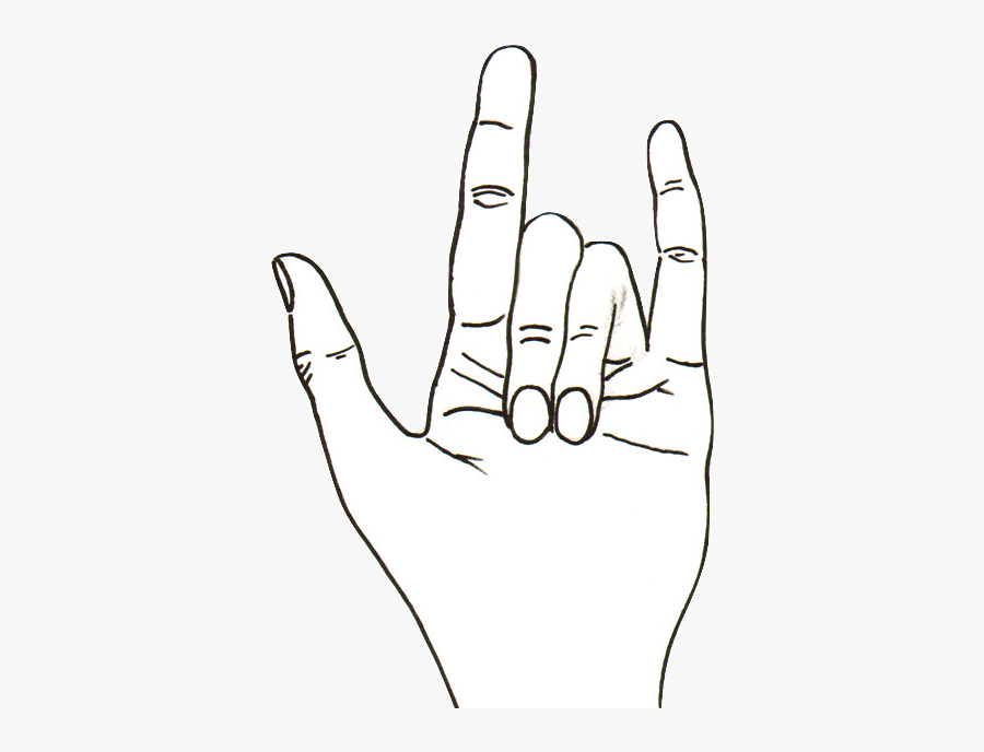 Easy Hand Line Drawing, Transparent Clipart