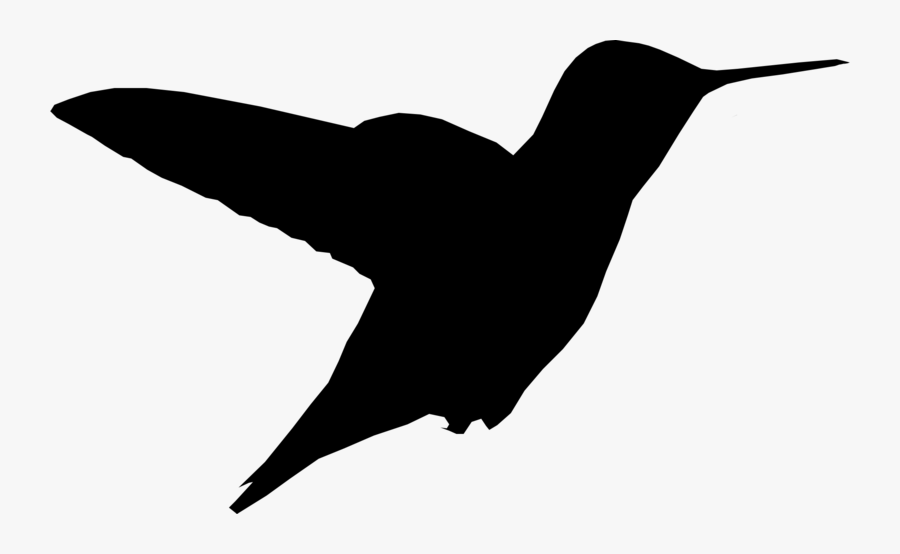 Hummingbird Clip Art Fauna Beak Silhouette - Hummingbird, Transparent Clipart