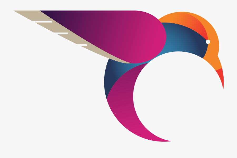 Stylized Hummingbird Clip Arts, Transparent Clipart