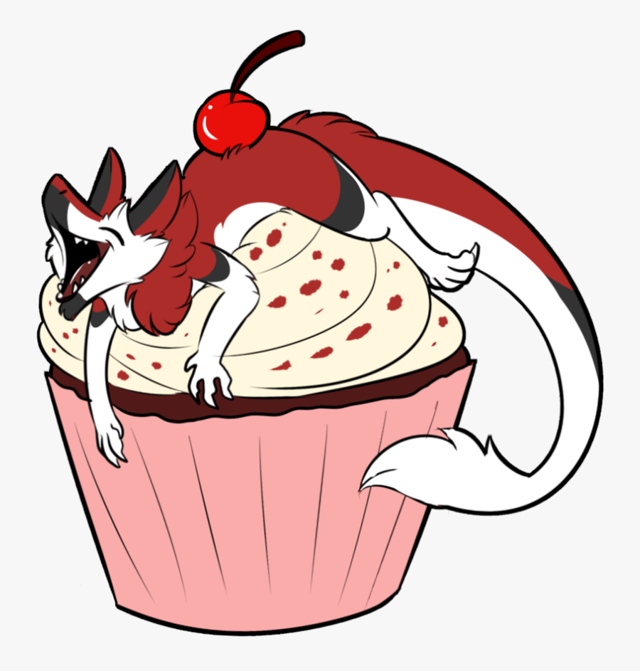 Sergal On A Cupcake, Transparent Clipart