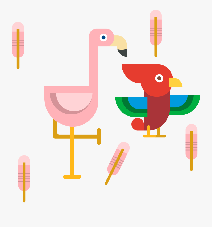 Hummingbird Euclidean Vector Icon - Transparent Background Flamingo Clipart Transparent, Transparent Clipart
