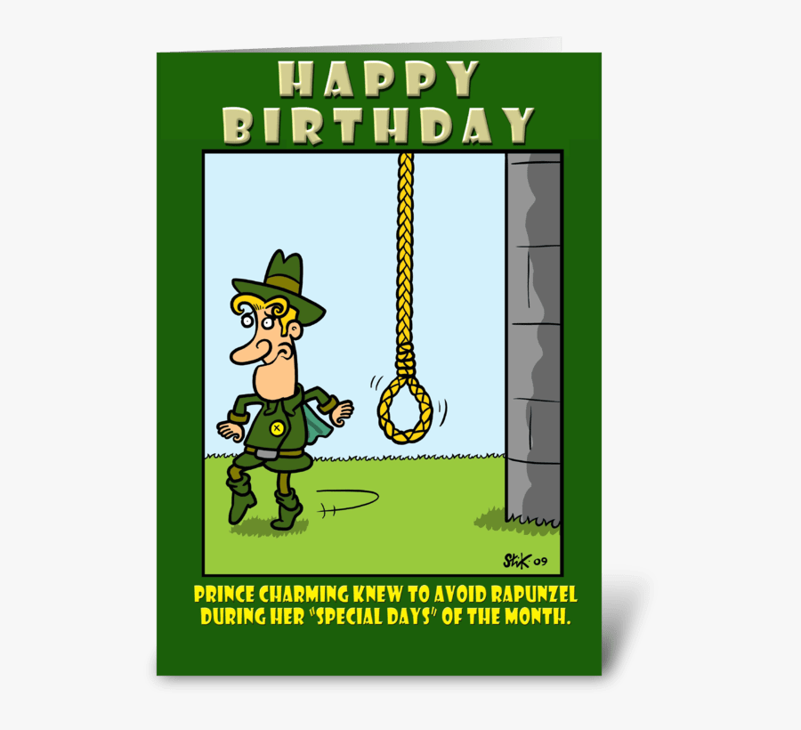 Rapunzel Birthday Card Greeting Card - Cartoon, Transparent Clipart