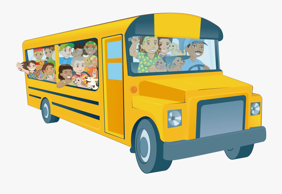 Bus Vector Png, Transparent Clipart