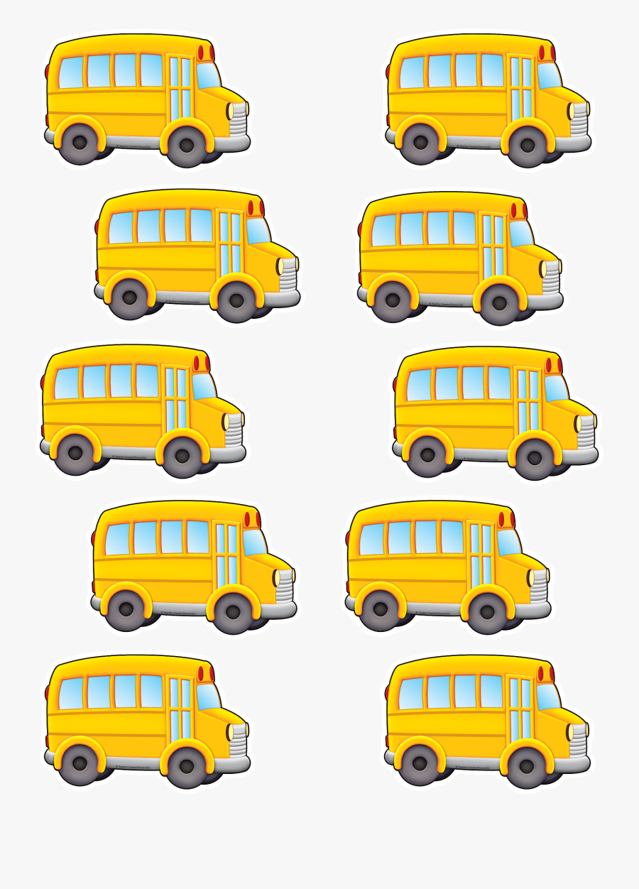 School Bus, Transparent Clipart