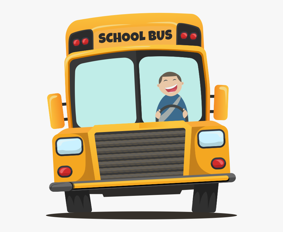 School Bus, Transparent Clipart