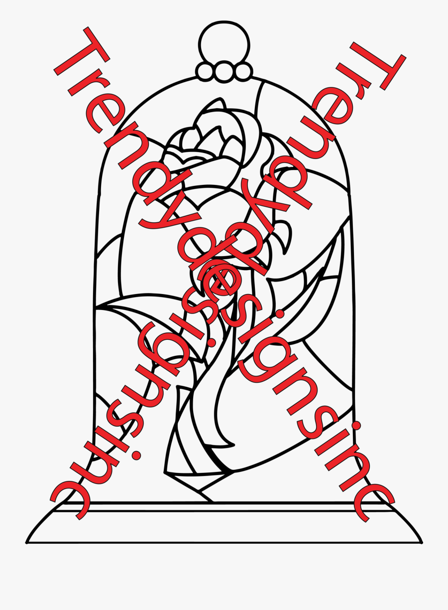 Beauty & Beast Flower - Illustration, Transparent Clipart