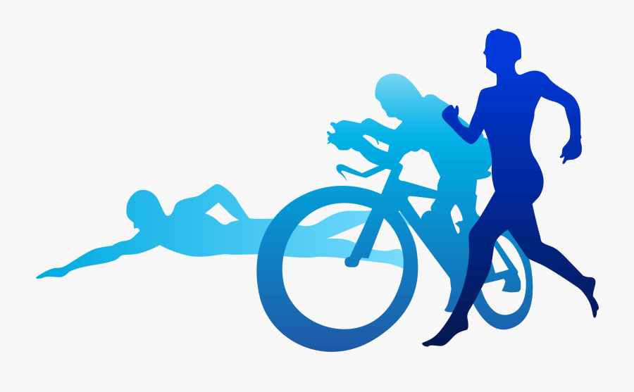 Best Triathlon Silhouette Clip Art Cdr - Iron Man Triathlon Png, Transparent Clipart