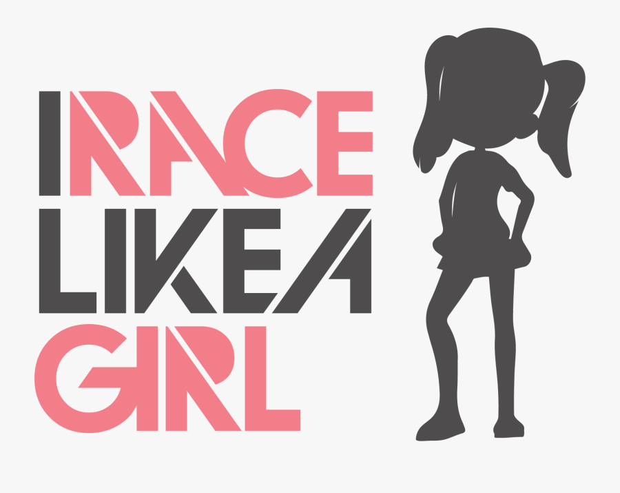 Race Like A Girl, Transparent Clipart