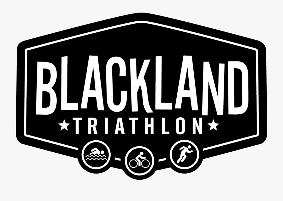 Blackland Triathlon - Sign, Transparent Clipart