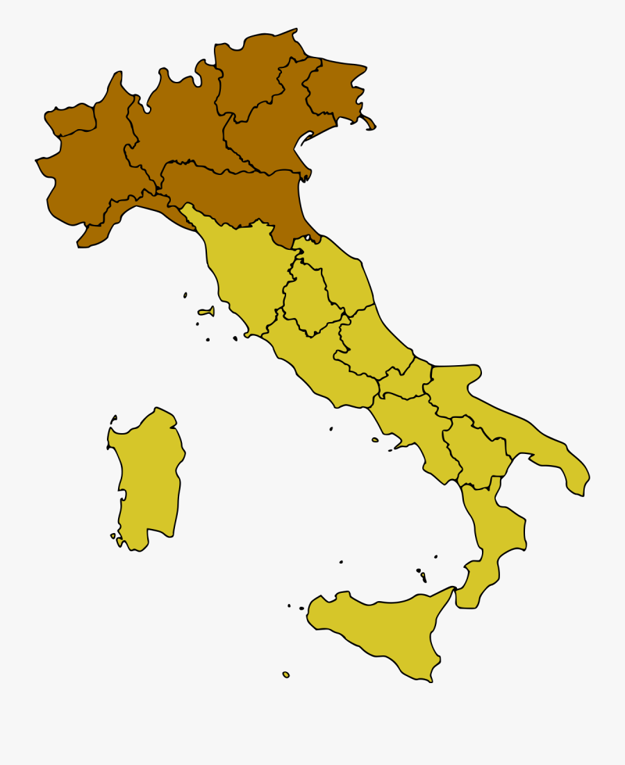 Regioni Nord Ovest Italia, Transparent Clipart
