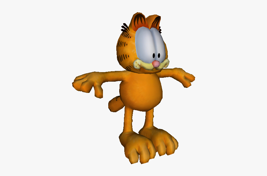 Download Zip Archive - Garfield T Pose Transparent, Transparent Clipart