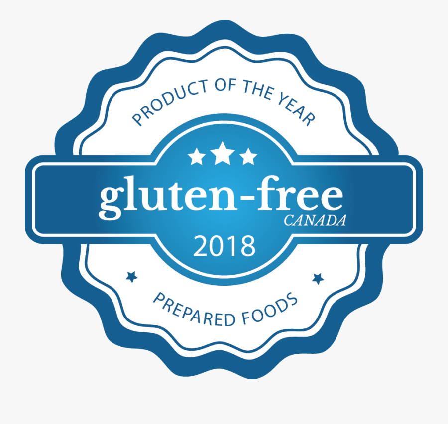 Gluten Free Product Of The Year 2018 - Label, Transparent Clipart