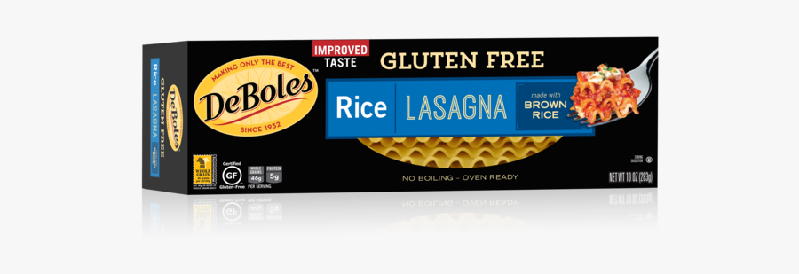 Deboles Gluten Free Lasagna, Transparent Clipart