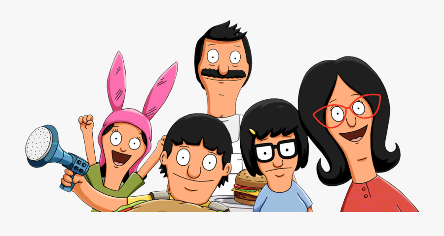 Bobs Burgers Family, Transparent Clipart