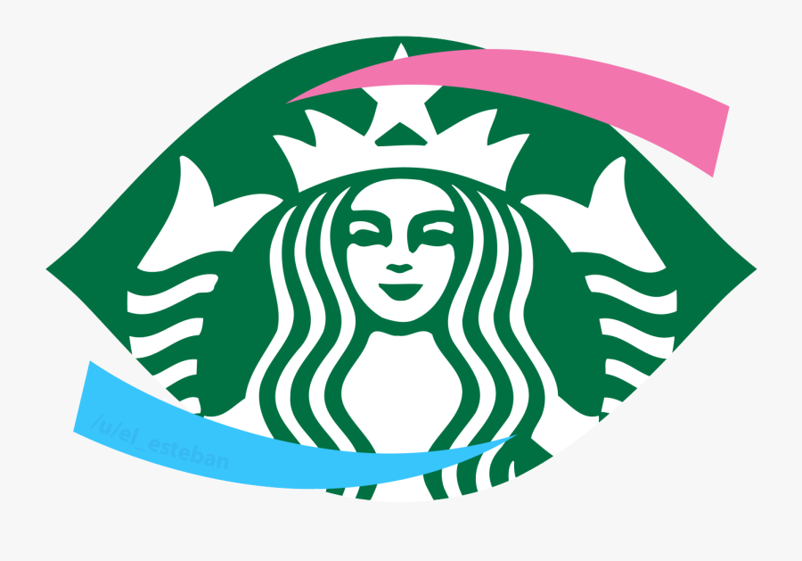 Starbucks White Logo Png, Transparent Clipart