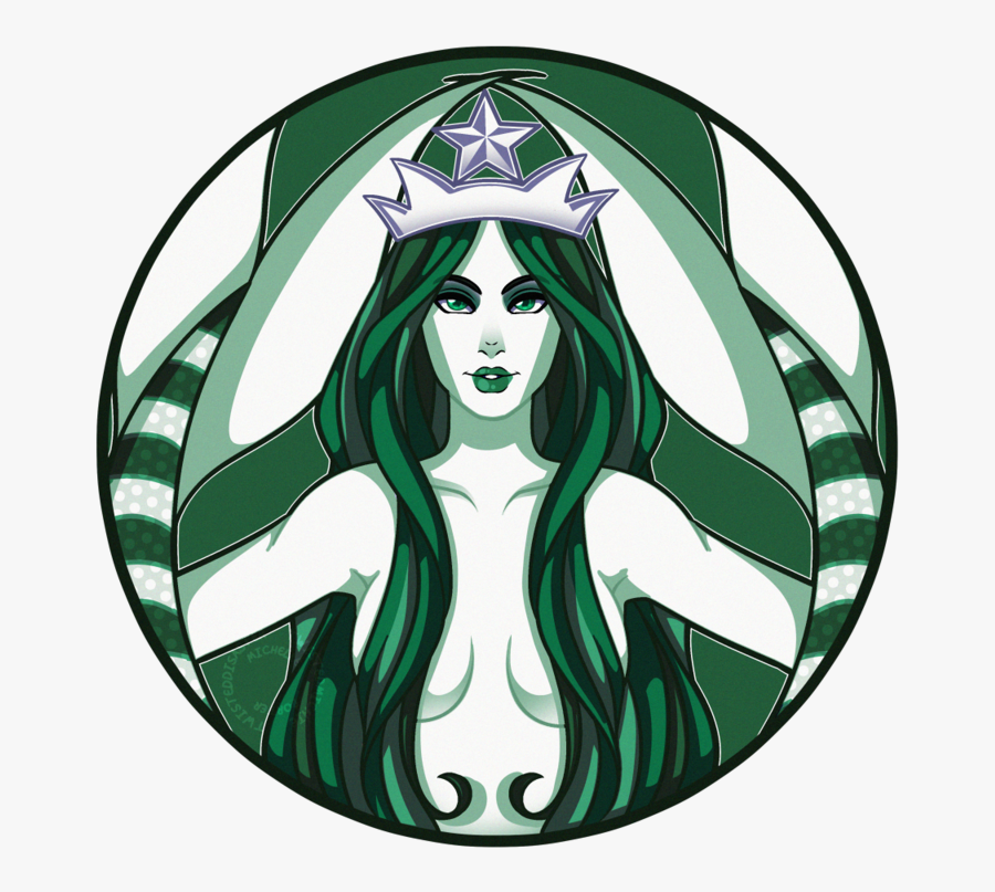 Starbucks Mermaid Deviantart, Transparent Clipart
