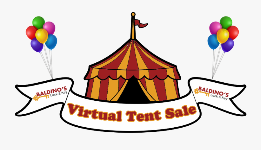 Virtual Tent Sale, Transparent Clipart