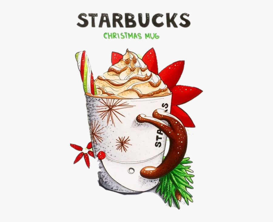 #starbucks #sweet #recipe #merrychristmas #art #artwork - Десерты Маркерами, Transparent Clipart
