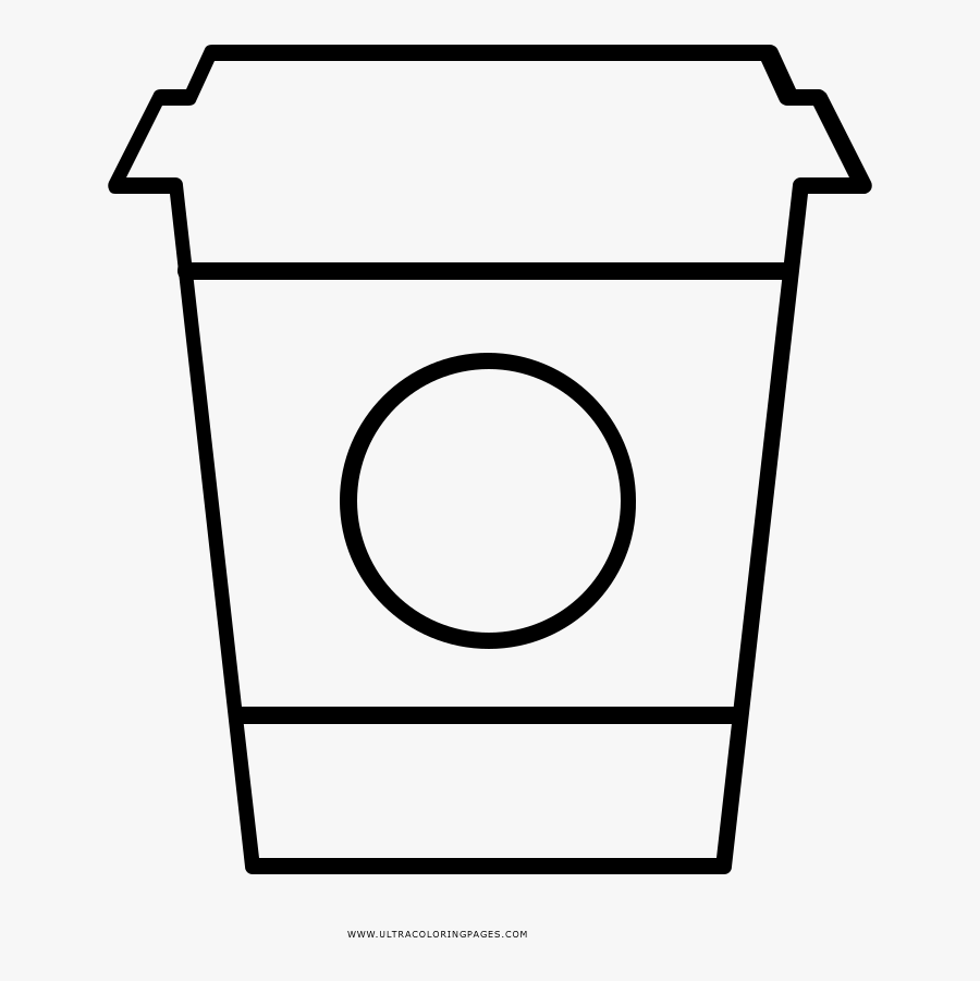 Starbucks Coloring Page - Starbucks Cup Coloring Page, Transparent Clipart