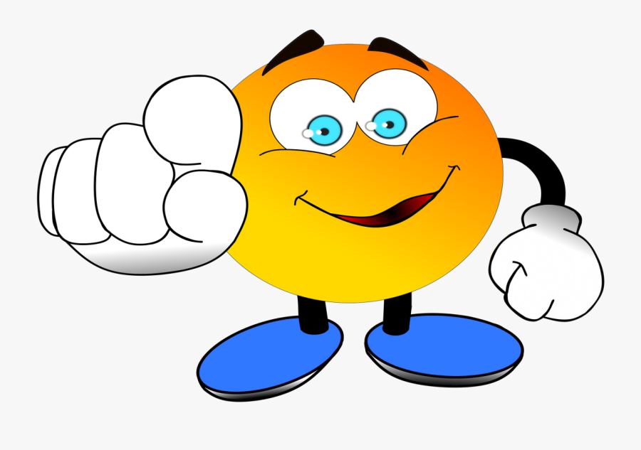 Do Check This - Cartoon Pointing At You, Transparent Clipart