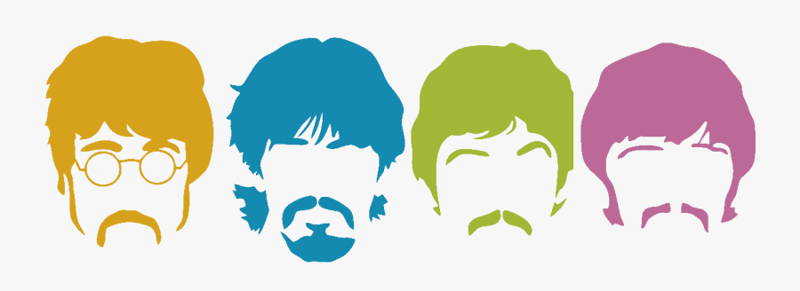 Pendleton Community Public Library - Beatles Heads, Transparent Clipart