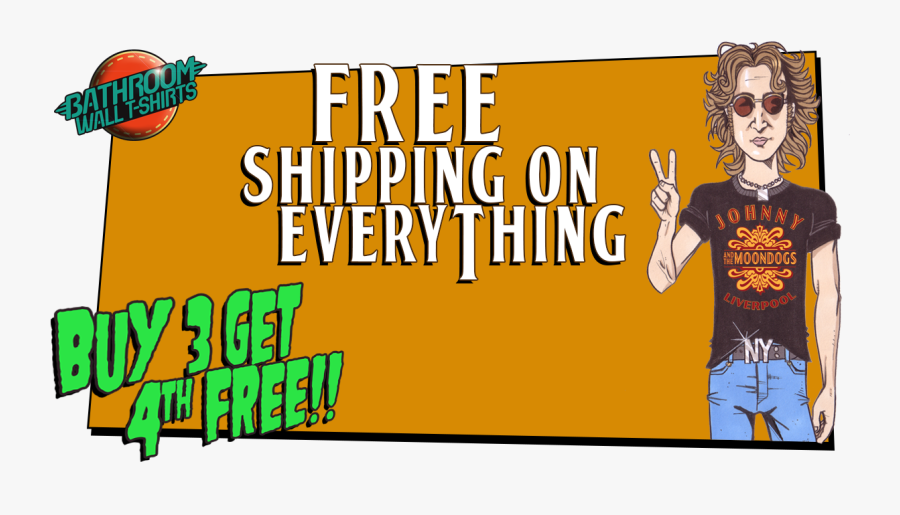 Beatles T Shirts John Lennon T Shirts - Shirt, Transparent Clipart