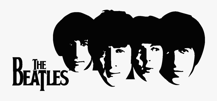 Transparent John Lennon Clipart - Beatles Stencil, Transparent Clipart