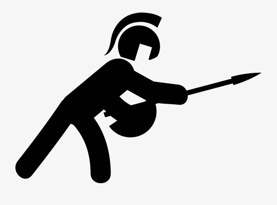 Spartan Soldier - Spartan Icon, Transparent Clipart