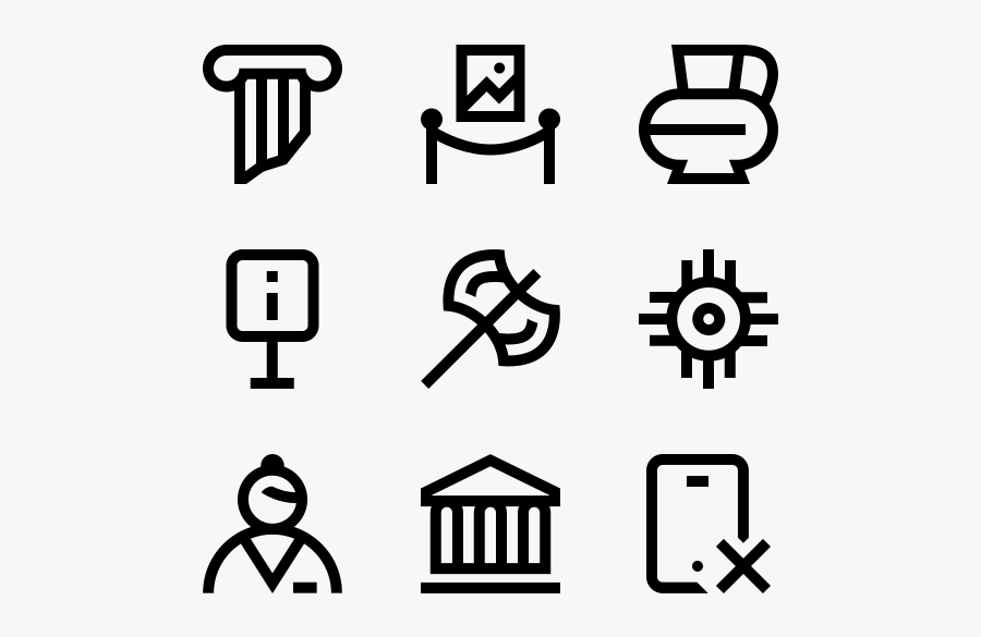 Museum - Kindergarden Icon, Transparent Clipart