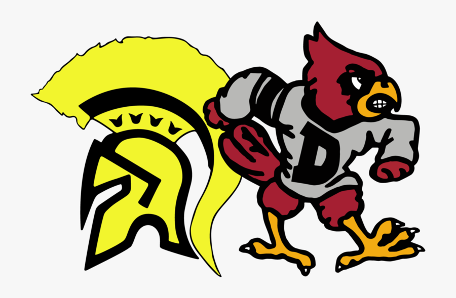 Spartans & Cardinals Logo - Cedar Vale/dexter, Transparent Clipart