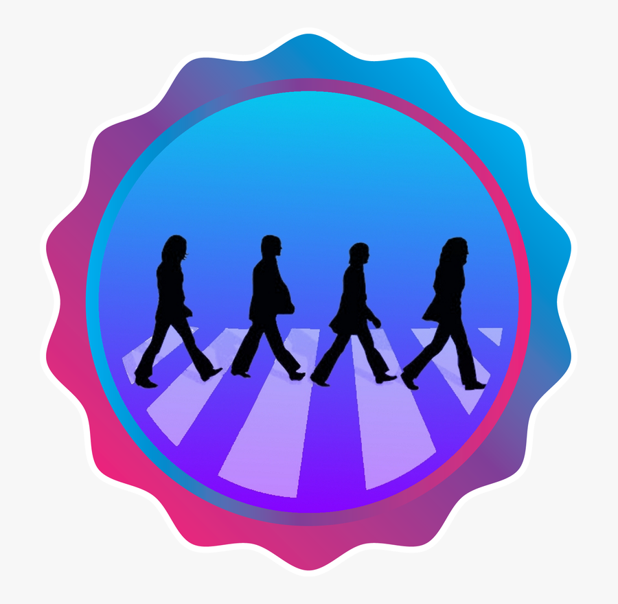Picture - Beatles Silhouette Abbey Road, Transparent Clipart
